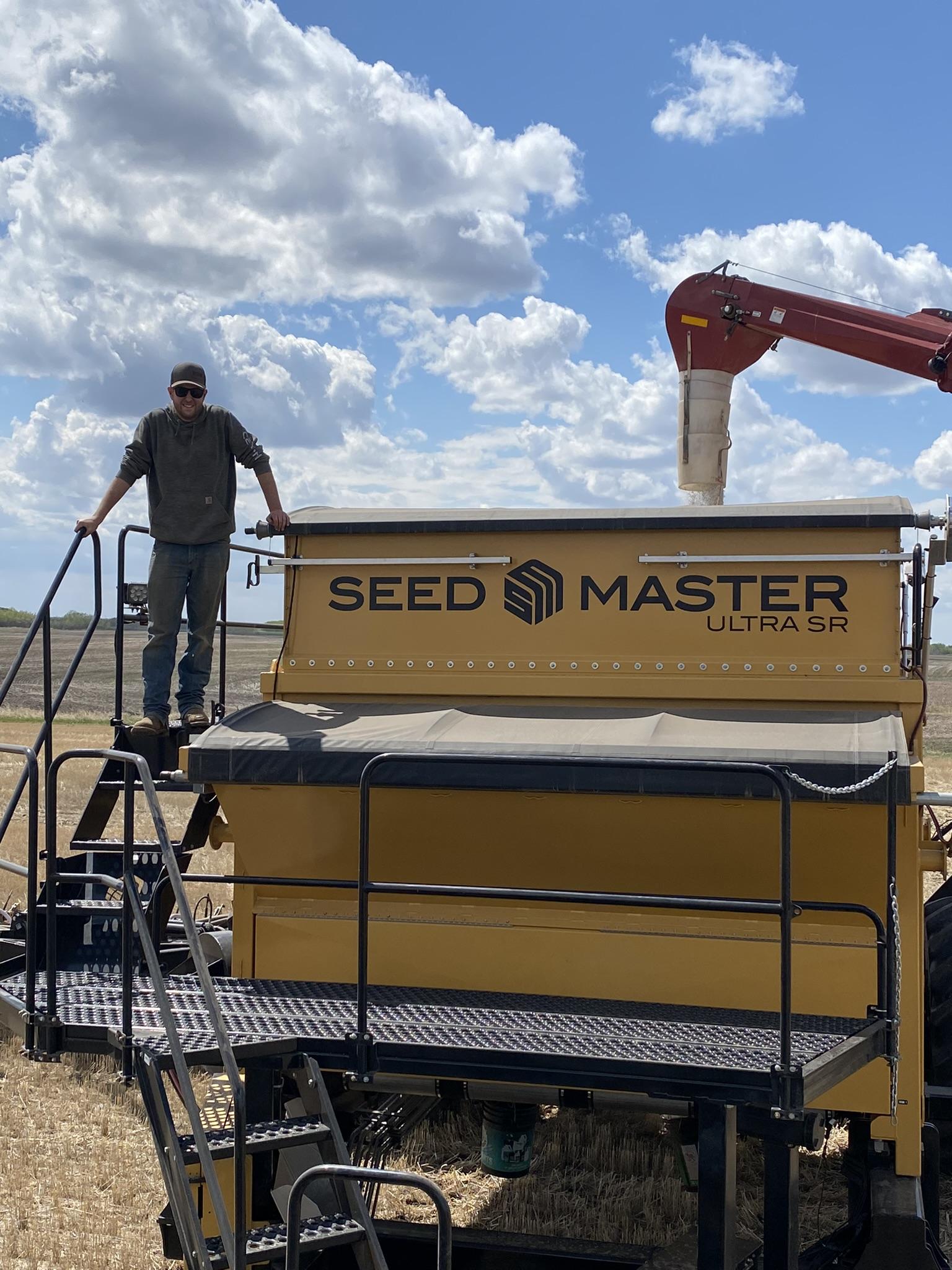 Tucker on the Seed Master