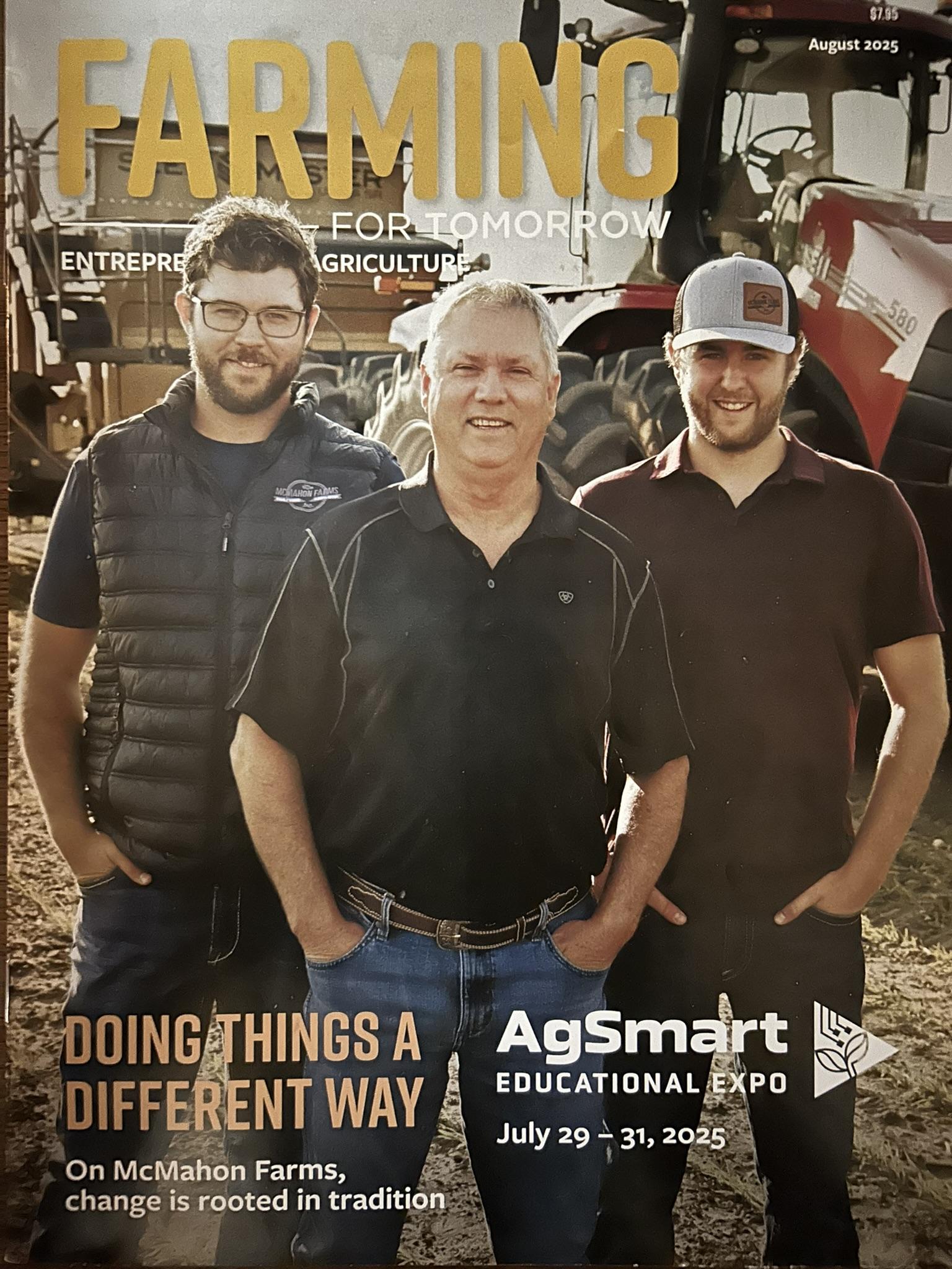 In the grain truck cab