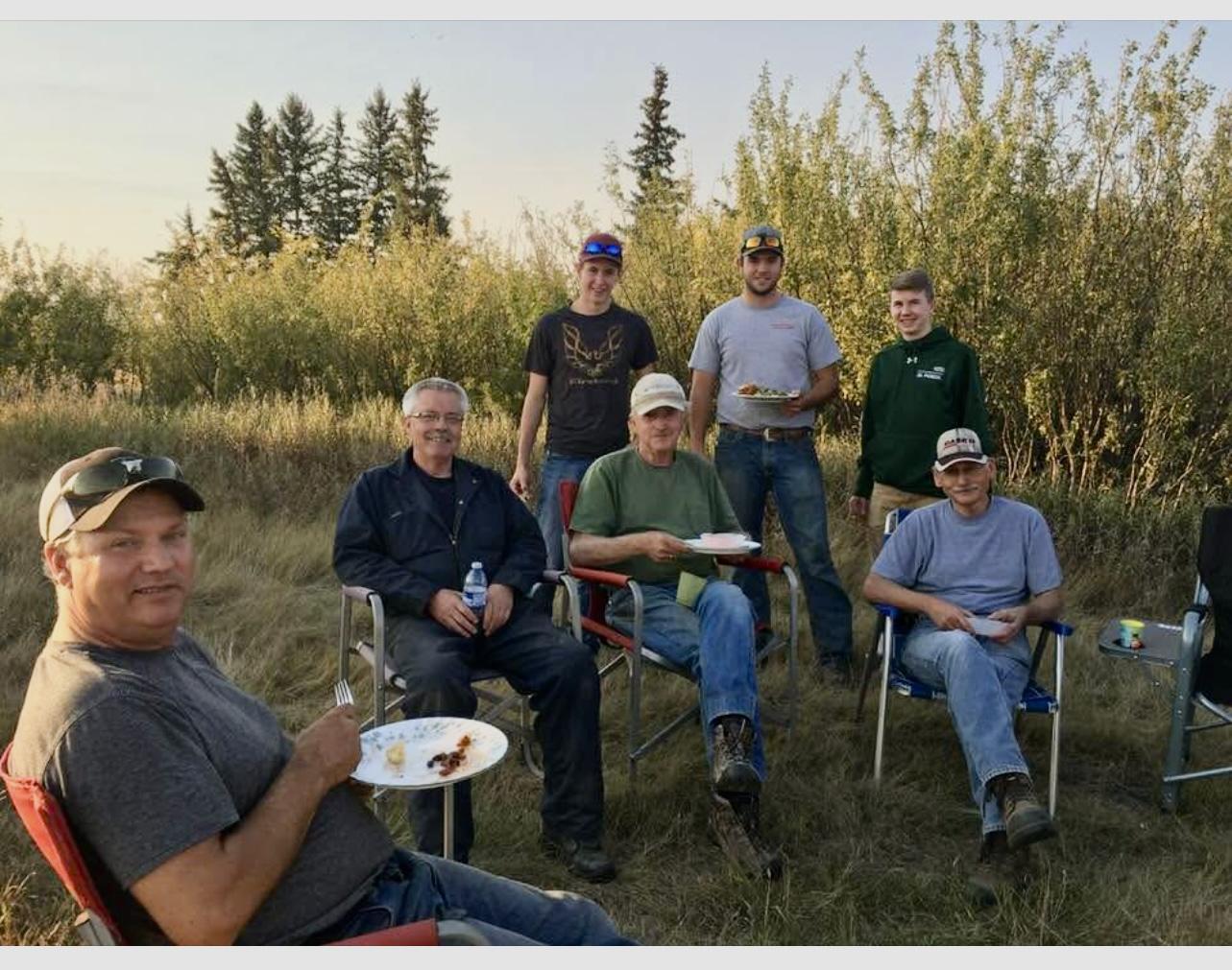Harvest crew 2018 field meal